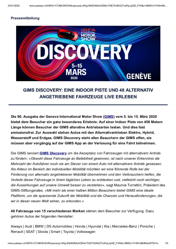 Experience the alternative-powered future today at GIMS Discovery