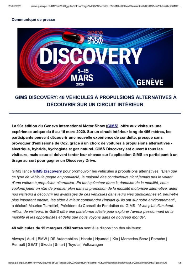 Experience the alternative-powered future today at GIMS Discovery