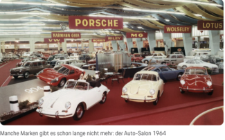 En 1964, le stand Porsche